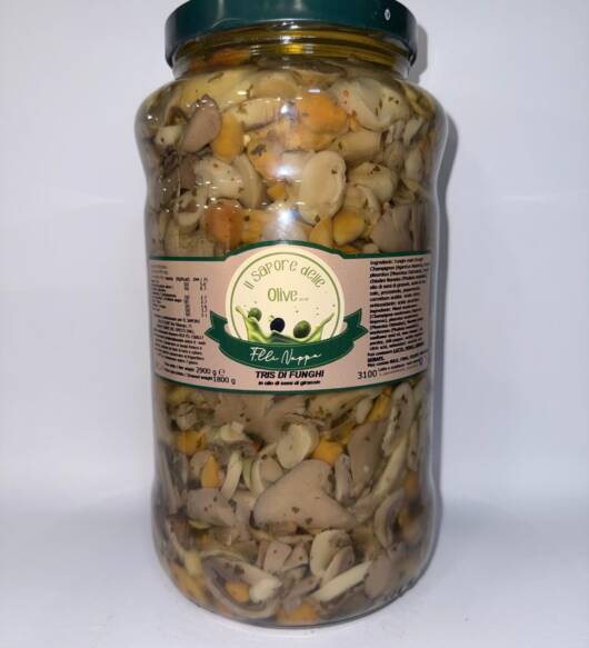 Tris di Funghi da 3kg all'Olio di Girasole