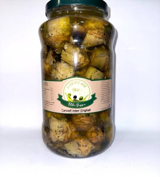 Carciofi Arrostiti Interi da 3kg in Olio di Girasole