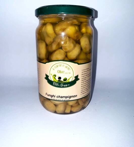 Champignon Interi in Olio di Girasole