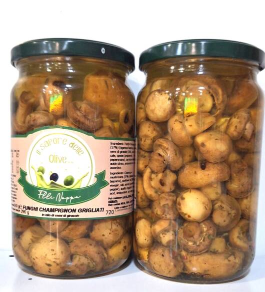 Champignon interi alla brace da 500gr.